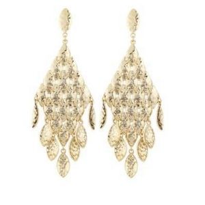 Kendra Scott Gold chandelier earrings